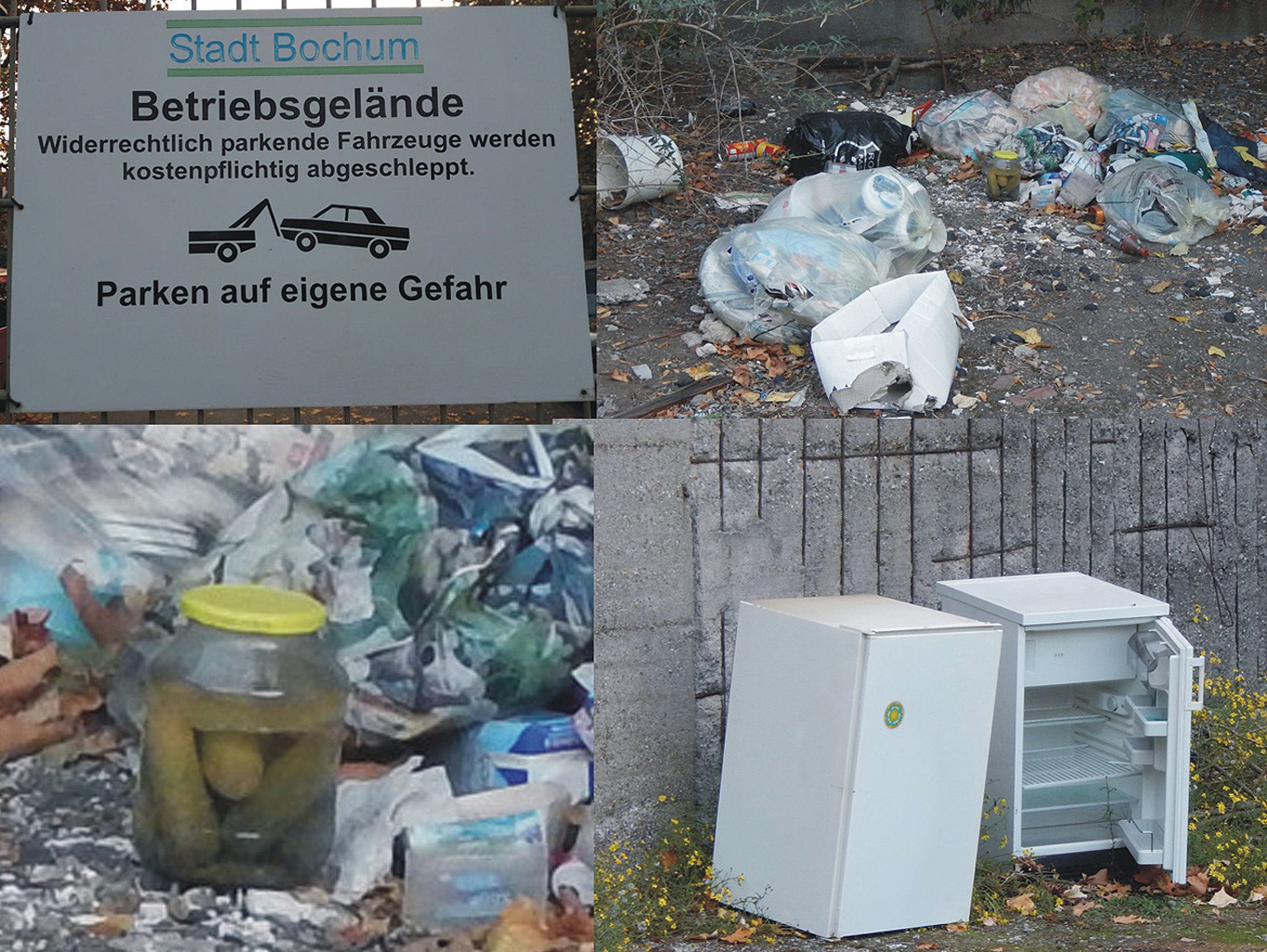 UWG-Freie-Bürger irritiert Unsauberkeit auf dem städtischen Gelände an der Gußstahlstraße