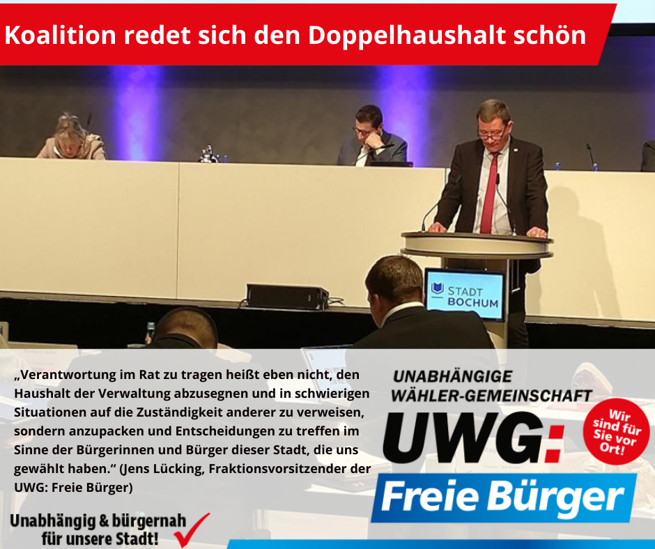 Unsere Kritik: Koalition redet sich den Haushalt schön